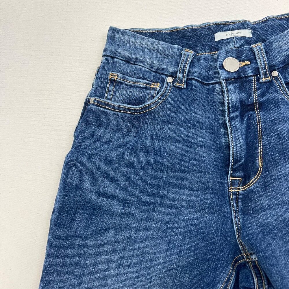 M Jeans by Maurices Womens Medium Wash Ankle Jeans Mid Rise Size Small - Picture 4 of 9